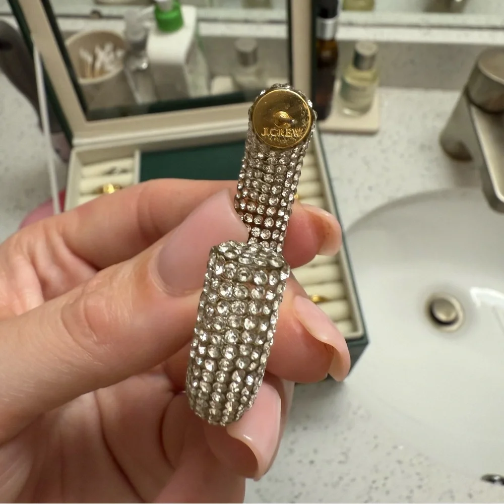 J. Crew Silver Crystal Earrings - Picture 4 of 6